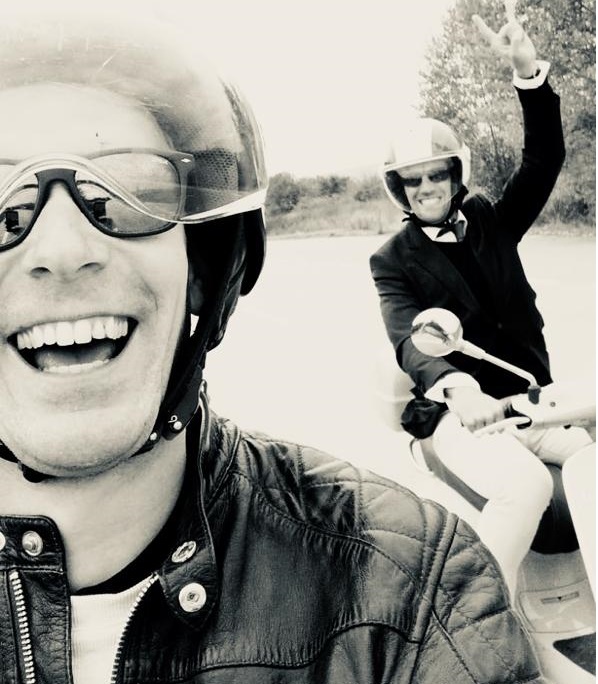 Freek en Djofre, de eigenaren van de Koffiefiets