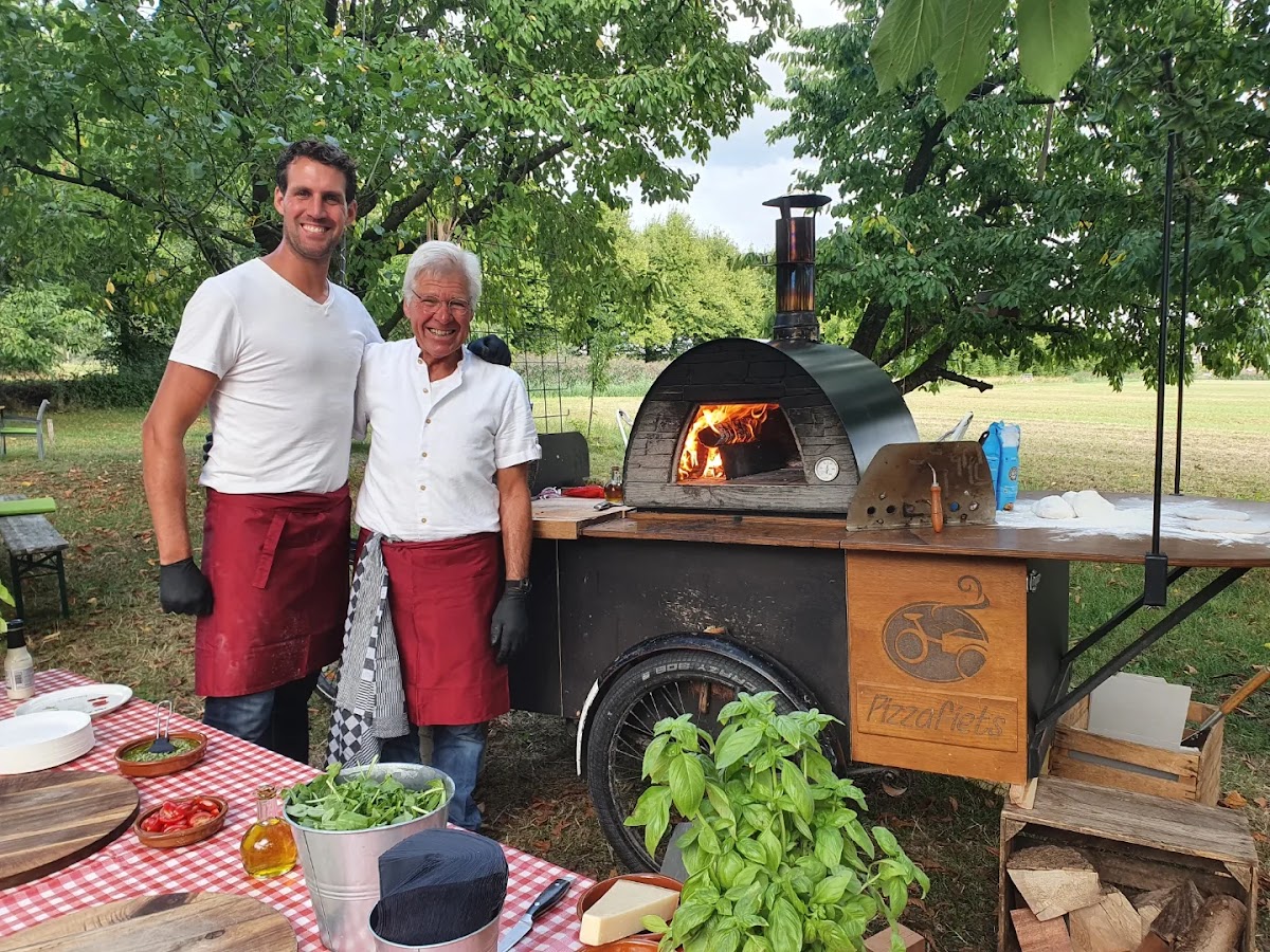 De Pizzafiets op een evenement