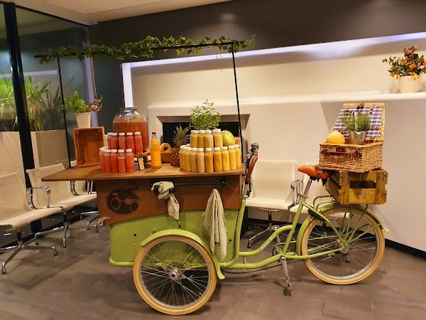 Smoothiefiets in actie