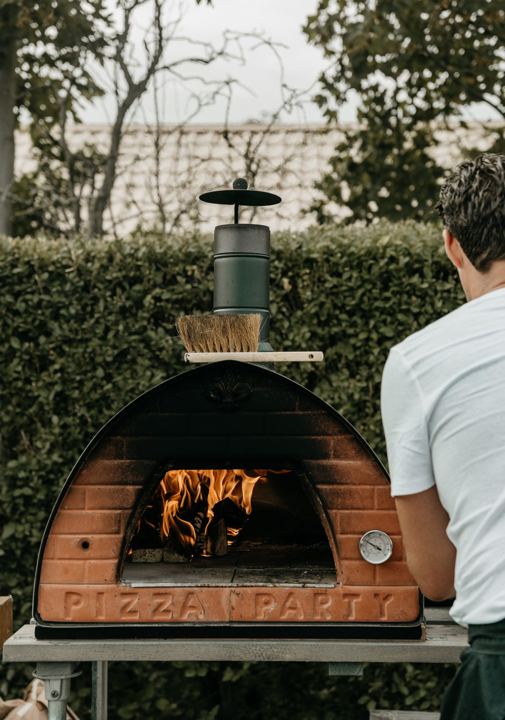 Pizzafiets in actie